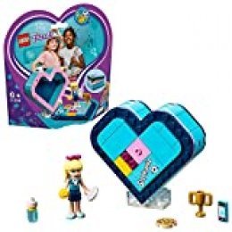LEGO Friends - Caja Corazón de Stephanie, divertido set de construcción coleccionable para guardar tus cosas (41356)