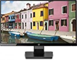 HP 22w - Monitor 21.5" (Full HD, 1920 x 1080 pixeles, tiempo de respuesta de 5 ms, 1 x HDMI, 1 x VGA, 16:9), Color Negro