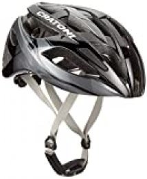Cratoni C Breeze – Casco de Bicicleta, Primavera/Verano, Unisex, Color Black-Anthracite Glossy, tamaño M-L