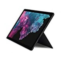 Microsoft Surface Pro 6 - Ordenador portátil 2 en 1, 12.3'' (Intel Core i5-8250U, 8GB RAM, 256GB SSD, Intel Graphics, Windows 10 Home) Color Negro