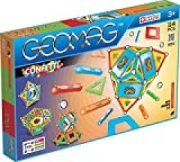 Geomag- Confetti Juego de construcción magnética, Multicolor, 114 Piezas (357)