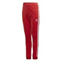 adidas Superstar Tracksuit Pants, Niños, Lush Red/White, 8-9A