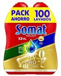 Somat Oro Gel Lavavajillas Antigrasa - 100 Lavados, 1.8 l