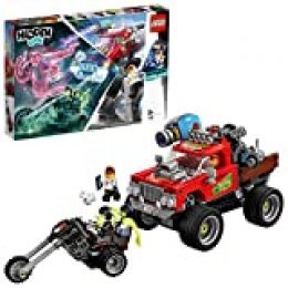 LEGO - Hidden Side Camión Acrobático de El Fuego Juguete de construcción con realidad aumentada, incluye coche todoterreno y motocicleta, Novedad 2019 (70421)