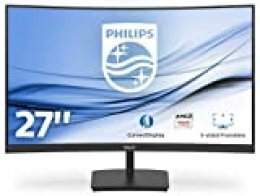 Philips 271E1SCA/00 Monitor 27" Curvo FHD (1920 x 1080 Pixeles, 4 ms, Altavoces, FreeSync/AdptiveSync, FlickerFree, HDMI)