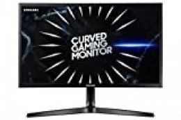 Samsung C24RG52 - Monitor Curvo Gaming de 24'' (Full HD, 4ms, 144 Hz, FreeSync, Flicker-Free, LED, VA, 16:9, 3000:1, 1800R, 250 cd/m², 178°, HDMI, Base en V) Negro