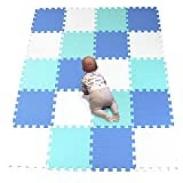 YIMINYUER Cómodas alfombras para niños Juego para niños Ejercicio para colchonetas Muebles para Jugar Juego Modernización de EVA Blanco Azul Verde R01R07R08G301020