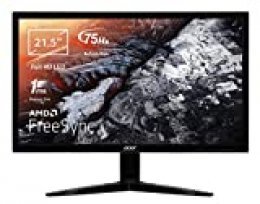 Acer KG221Q 21.5" Full HD TN+Film Negro pantalla para PC - Monitor (54,6 cm (21.5"), 250 cd / m², 1920 x 1080 Pixeles, 1 ms, LED, Full HD)