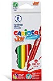 Carioca- Joy Pack de 6 rotuladores, Multicolor