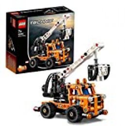 LEGO Technic - Plataforma Elevadora, maqueta de juguete de grua para construir, con mecanismo de elevación (42088)