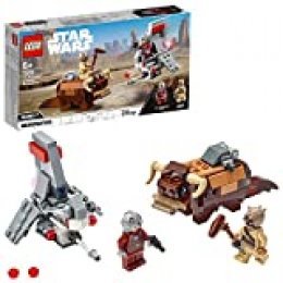LEGO Star Wars - Microfighters: Saltacielos T-16 vs. Bantha, Juguete de La Guerra de las Galaxias una Esperanza, Incluye Minifigura de Piloto, un Bandido y Bantha (75265)
