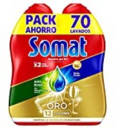 Somat Detergente Gel Lavavajillas Antigrasa 2x35D