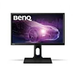 BenQ BL2420PT - Monitor para Diseñadores de 23.8" (2K QHD, 2560x1440, 100% sRGB, Rec. 709, IPS, modo CAD, Low Blue Light , Flicker-free, Altura y Rotación Ajustable), Color Negro