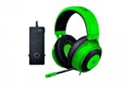 Razer Kraken Tournament Edition Auriculares Gaming, con Cable, Control de Audio y THX Spatial Audio, Alámbrico, Color Verde