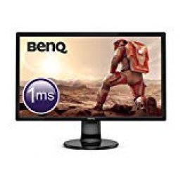 BenQ GL2460BH – Monitor Gaming de 24” Full HD (1920x1080, LED, 16:9, HDMI, DVI, VGA, 1ms, 75Hz, altavoces, Eye-care, Sensor Brillo Inteligente, Flicker-free, Low Blue Light) color negro