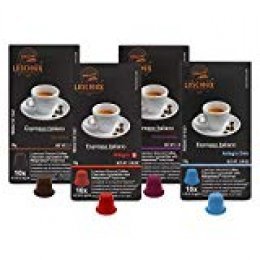 Kit Degustación Café - 4 gustos - surtido de 100 cápsulas compatibles Nespresso ®*