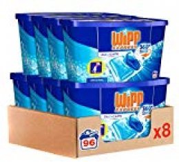 Wipp Express Detergente en Cápsulas - Pack de 8, Total: 96 Lavados