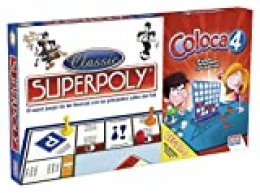 Falomir Superpoly + Coloca 4, Juego de Mesa, Clásicos, Multicolor (646385)
