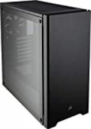 Corsair Carbide 275R - Caja de ordenador semitorre  para juegos (Torre Media ATX con ventana de vidrio templado), negro