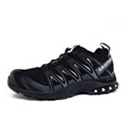 Salomon XA Pro 3D, Zapatillas de trail running para Hombre, Negro (Black/Magnet/Quiet Shade), 46 EU