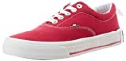 Tommy Hilfiger LowCut Essential Sneaker, Zapatillas para Mujer, Rojo (Blush Red Xif), 41 EU
