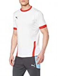PUMA Teamgoal 23 Jersey Camiseta, Hombre, White Red, L