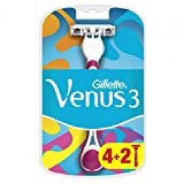 Gillette Venus3 - Cuchillas de afeitar desechables para mujer (6 unidades por paquete)