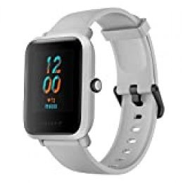 Amazfit Bip S Smartwatch Reloj Inteligente Fitness Rastreador con Monitor cardíaco y Gimnasia batería útil de 40 días duración Sumergible 5 ATM Bluetooth 5.0 / BLE Andriod iOS (White)