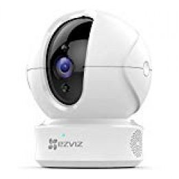 EZVIZ C6CN 1080p Cámara de Seguridad Pan/Tilt WiFi de Vigilancia,Visión Nocturna,Audio Bidireccional,Máscara de Privacidad Inteligente,Seguimiento de Movimiento, Servicio de Nube, Compatible con Alexa