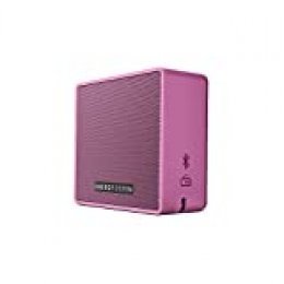Energy Sistem Box 1+ Altavoz inalámbrico portátil con Bluetooth (5 W, microSD MP3, FM Radio, Audio-In) - Grape