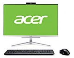 Acer Aspire C22-865 - Ordenador de sobremesa todo en uno de 21.5" FHD (Intel Core i3-8130, 4 GB RAM, 1 TB HDD, Windows 10 Home) plata