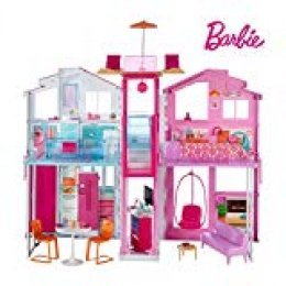 Barbie Supercasa, casa de muñecas con accesorios (Mattel DLY32)