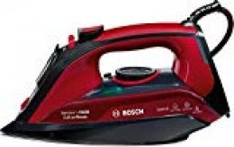 Bosch TDA503001P Sensixx'x DA50, Plancha de Vapor, 3000 W, Color Rojo
