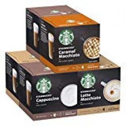 STARBUCKS By Nescafe Dolce Gusto Variety Pack White Cup Coffee Pods, 6 X 12 Cápsulas