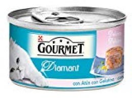 Purina Gourmet Diamant Delicias en Gelatina comida para gatos con Atun 24 x 85 g