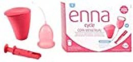 Enna Cycle Copa Menstrual con Aplicador, Talla S