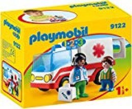 PLAYMOBIL 1.2.3- Ambulancia, única (9122)