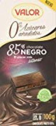 Valor, Chocolate Negro 85% 0% Azúcares Añadidos  - 100 gr.