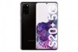 Samsung Galaxy S20+ 5G - Smartphone 6.7" Dynamic AMOLED (12GB RAM, 128GB ROM , cuádruple cámara trasera 64MP, Octa-core Exynos 990, 4500mAh batería, carga ultra rápida) Cosmic Black [Versión española]