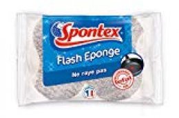 SPONTEX Flash Esponja - Lote de 3 Paquetes de 2 esponjas