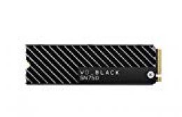 WD Black SN750 - SSD Interno NVMe con disipador térmico para Gaming de Alto Rendimiento, 500GB