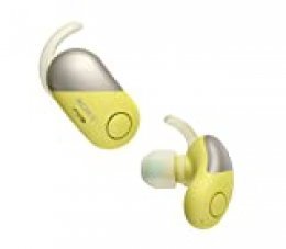 Sony WFSP700NY.CE7 - Auriculares deportivos totalmente inalámbricos (cancelación de ruido, modo sonido ambiente, Bluetooth) , color amarillo, con Alexa integrada