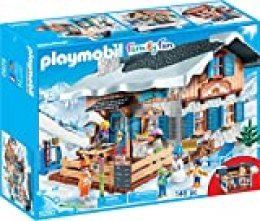 PLAYMOBIL Family Fun Cabaña de Esquí, A partir de 4 años (9280)
