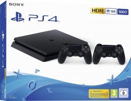 Playstation 4 (PS4) - Consola 500 Gb + 2 Mandos Dual Shock 4 (Edici&oacute;n Exclusiva Amazon)