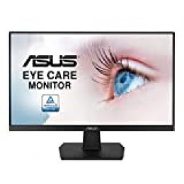 ASUS VA27EHE - Monitor Eye Care 27 Pulgadas (Full HD, IPS, Sin Marco, 75 Hz, Adaptive-Sync, Antiparpadeo, Luz Azul de Baja Intensidad, Puede montarse en la Pared)