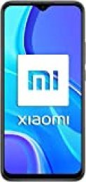 Xiaomi Redmi 9 - Smartphone con Pantalla FHD+ de 6.53" DotDisplay, 4 GB y 64 GB, Cámara cuádruple de 13 MP con IA, MediaTek Helio G80, Batería de 5020 mAh, 18 W de Carga rápida, Gris