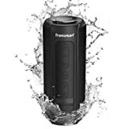 Tronsmart T6 Plus Altavoces Bluetooth 40W, Altavoz Portatiles Waterproof IPX6 con Powerbank, 15 Horas de Reproducción, Sonido Estéreo TWS, Efecto de Triple Bajo, Speaker Bluetooth 5.0 y Manos Libres