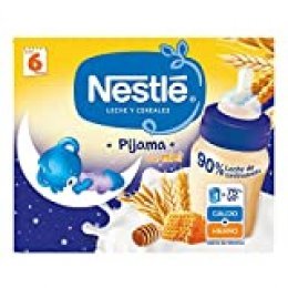 Nestlé Leche y Cereales con Miel Pijama - Paquete de 6x2 unidades de 250ml