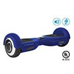 SmartGyro X2 UL  Blue - Patinete Eléctrico Hoverboard, Ruedas de 6,5" antipinchazos, Potente batería de litio, BLUETOOTH, Altavoz, Vel. máxima 12 Km/h, Autonomía de 20 Km, Certificado UL, Color Azul