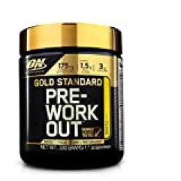 Optimum Nutrition ON Gold Standard Pre Workout en Polvo con Creatina Monohidrato, Beta Alanina, Cafeína, Citrulina y Vitamina B, Piña, 30 Porciones, 330 gr